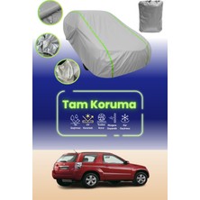 Dokaca Neo Gri Neon Fitilli Suzuki Grand Vitara 3 Kapılı 2008 - 2021 Uyumlu Araba Brandası Koruma Örtüsü