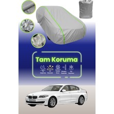 Dokaca Neo Gri Neon Fitilli Bmw 5 Serisi (520D) Uyumlu Oto Branda Araba Brandası Koruma Örtüsü