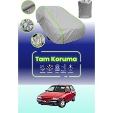 Dokaca Neo Gri Neon Fitilli Fiat Tipo Uyumlu Oto Branda Araba Brandası Koruma Örtüsü