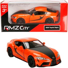 1:32 Rmz City Uzak Doğu Serisi Die Cast Çek Bırak Model Araba - Turuncu 2020 Toyota Supra
