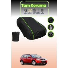 Dokaca Neo Siyah Neon Fitilli Suzuki Escudo / Grand Vitara 5 Kapılı 2005 - 2007 Uyumlu Araba Brandası