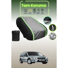 Dokaca Neo Siyah_gri_siyah Neon Fitilli Ford Tourneo Connect Uyumlu Koruma Örtüsü Araba Brandası