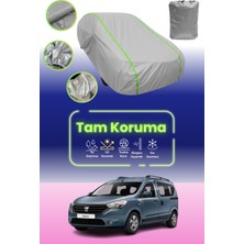 Dokaca Neo Gri Neon Fitilli Dacia Dokker Uyumlu Oto Branda Araba Brandası Koruma Örtüsü