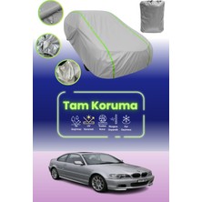 Dokaca Neo Gri Neon Fitilli Bmw 3 Serisi Coupe (E46) 2003 - 2006 Uyumlu Araba Brandası Koruma Örtüsü