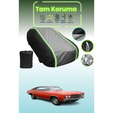 Dokaca Neo Siyah_gri_siyah Neon Fitilli Chevrolet Malibu 4 Sport Coupe Uyumlu Koruma Örtüsü Araba Brandası