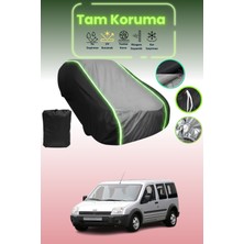 Dokaca Neo Siyah_gri_siyah Neon Fitilli Ford Tourneo Connect 2003 - 2007 Uyumlu Koruma Örtüsü Araba Brandası