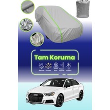 Dokaca Neo Gri Neon Fitilli Audi A3 Sedan Uyumlu Oto Branda Araba Brandası Koruma Örtüsü