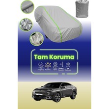 Dokaca Neo Gri Neon Fitilli Citroen C4 x Uyumlu Oto Branda Araba Brandası Koruma Örtüsü