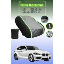 Dokaca Neo Siyah_gri_siyah Neon Fitilli Bmw 1 SERISI(116I) Uyumlu Koruma Örtüsü Araba Brandası