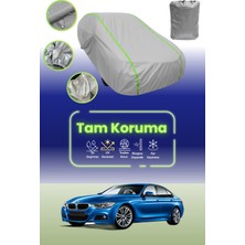 Dokaca Neo Gri Neon Fitilli Bmw 3 SERISI(318I) Sedan Uyumlu Oto Branda Araba Brandası Koruma Örtüsü