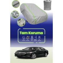 Dokaca Neo Gri Neon Fitilli Volkswagen Passat Uyumlu Oto Branda Araba Brandası Koruma Örtüsü