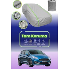 Dokaca Neo Gri Neon Fitilli Ford Fiesta Uyumlu Oto Branda Araba Brandası Koruma Örtüsü