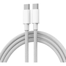 Bowie 240W A Kadar Güç Destekli Yeni Nesil Hızlı Şarj Kablosu Type-C To Type-C macbook ipad Tablet Için