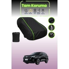 Dokaca Neo Siyah Neon Fitilli Chery Tiggo 8 Pro Max Uyumlu Oto Branda Araba Brandası Koruma Örtüsü