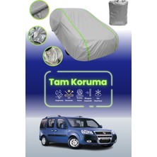 Dokaca Neo Gri Neon Fitilli Fiat Doblo Uyumlu Oto Branda Araba Brandası Koruma Örtüsü