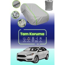 Dokaca Neo Gri Neon Fitilli Ford Focus Sedan Uyumlu Oto Branda Araba Brandası Koruma Örtüsü
