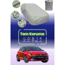 Dokaca Neo Gri Neon Fitilli Toyota Corolla Hatchback Uyumlu Oto Branda Araba Brandası Koruma Örtüsü