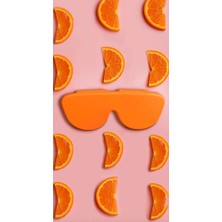 Carry Me Case Turuncu Silikon Gözlük Kılıfı