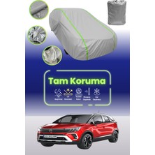 Dokaca Neo Gri Neon Fitilli Opel Crossland Uyumlu Oto Branda Araba Brandası Koruma Örtüsü