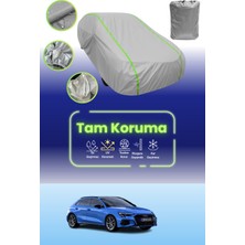 Dokaca Neo Gri Neon Fitilli Audi A3 Hatchback Uyumlu Oto Branda Araba Brandası Koruma Örtüsü