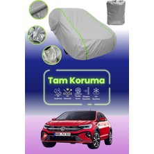 Dokaca Neo Gri Neon Fitilli Volkswagen Taigo Uyumlu Oto Branda Araba Brandası Koruma Örtüsü