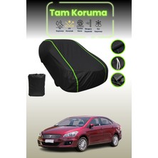 Dokaca Neo Siyah Neon Fitilli Suzuki Ciaz Uyumlu Oto Branda Araba Brandası Koruma Örtüsü