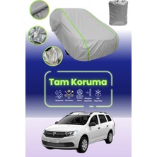 Dokaca Neo Gri Neon Fitilli Dacia Logan Mcv Uyumlu Oto Branda Araba Brandası Koruma Örtüsü
