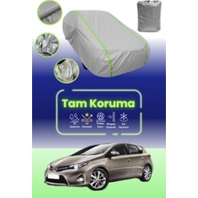 Dokaca Neo Gri Neon Fitilli Toyota Auris Uyumlu Oto Branda Araba Brandası Koruma Örtüsü