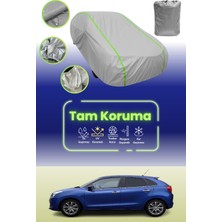 Dokaca Neo Gri Neon Fitilli Suzuki Baleno 2 Uyumlu Oto Branda Araba Brandası Koruma Örtüsü
