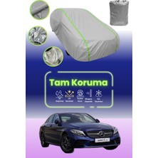 Dokaca Neo Gri Neon Fitilli Mercedes C Serisi (C 200) Uyumlu Oto Branda Araba Brandası Koruma Örtüsü