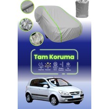 Dokaca Neo Gri Neon Fitilli Hyundai Getz Uyumlu Oto Branda Araba Brandası Koruma Örtüsü