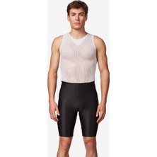 Decathlon Van Rysel Essential Yastıklı Erkek Askısız Kısa Tayt Siyah