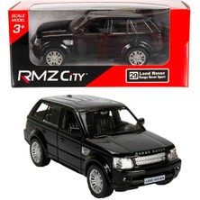1:32 Rmz City Jeep Serisi Die Cast Çek Bırak Model Araba - Siyah Land Rover Range Rover Sport