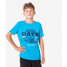 Decathlon Kiprun Çocuk Koşu Tişörtü - Mavi - Kıprun Dry + 500