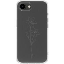 Manitoba Iphone 16E Uyumlu Baskılı Yumuşak Silikon Şeffaf Telefon Kılıfı
