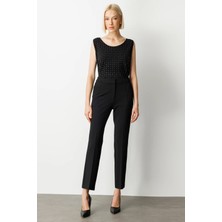 Ekol Beli Lastikli Bol Paça Pantolon 5035