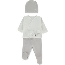 Bebetto Kadife Zıbın Set 3lü Takım (My Lıttle One) Gri