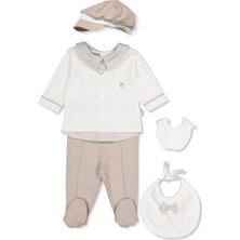 Bebetto Interlok Zıbın Set 5li (Royal Man) Bej