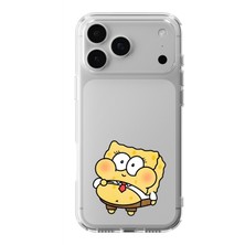 Manitoba Iphone 17 Pro Max Uyumlu Baskılı Yumuşak Silikon Şeffaf Telefon Kılıfı