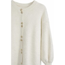 JOOQSTORE Gold Düğmeli Yumuşak Hırka