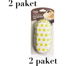 Nuit Concept 2 Paket Elips Kek Kapsülü Kağıt Kek Kalıbı Bpa Içermez Qlux Ideas L-00167 Karışık Renk