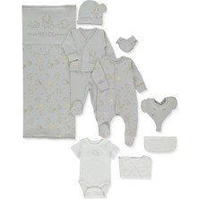 Bebetto Interlok Zıbın Set 10LU (Lıttle Elephant) Gri