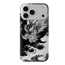 Manitoba Iphone 17 Pro Uyumlu Baskılı Yumuşak Silikon Şeffaf Telefon Kılıfı