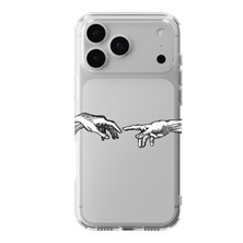 Manitoba Iphone 17 Pro Max Uyumlu Baskılı Yumuşak Silikon Şeffaf Telefon Kılıfı