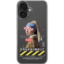 Manitoba Iphone 16 Uyumlu Baskılı Yumuşak Silikon Şeffaf Telefon Kılıfı