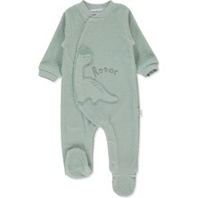 Bebetto Kadife Patikli Tulum (Dınosaur) Mint