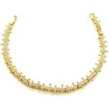 Royaleks Taşlı Vip Bileklik - Altın