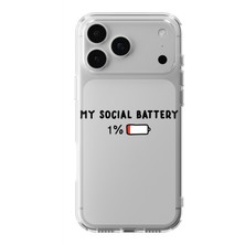 Manitoba Iphone 17 Pro Max Uyumlu Baskılı Yumuşak Silikon Şeffaf Telefon Kılıfı