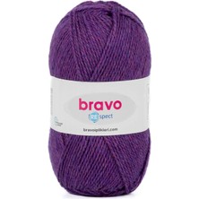 Bravo Respect - 60 Mor - 100G / 230M Örgü Ipi Pamuk Akrilik