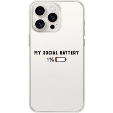 Manitoba Iphone 16 Pro Uyumlu Baskılı Yumuşak Silikon Şeffaf Telefon Kılıfı